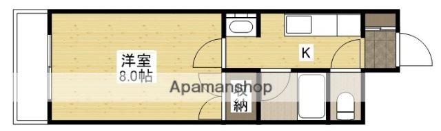 エスポア・コーポ3(1K/3階)の間取り写真