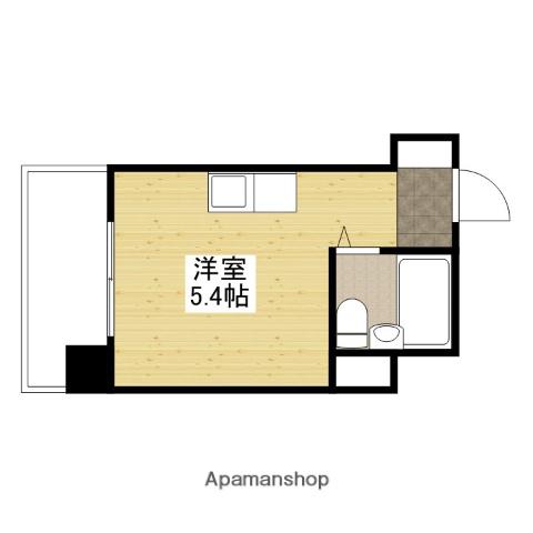 CALM西原(ワンルーム/6階)の間取り写真