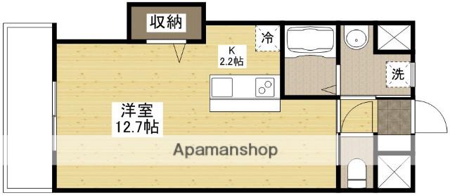 NKSビル(ワンルーム/10階)の間取り写真