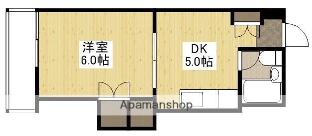 田村ビル(1DK/2階)の間取り写真