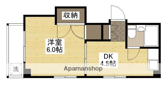RGT竹屋町BUILDING(1DK/5階)の間取り写真