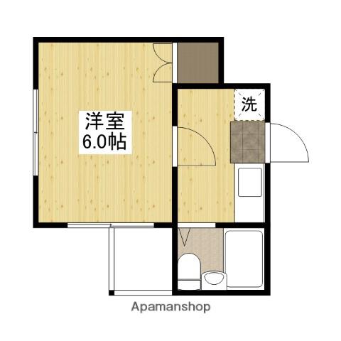 SHOEI BUILDING NO11(1K/4階)の間取り写真