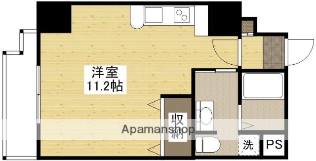 KATAYAMABLDG22(ワンルーム/6階)の間取り写真