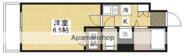 セブンビル(1K/3階)の間取り写真