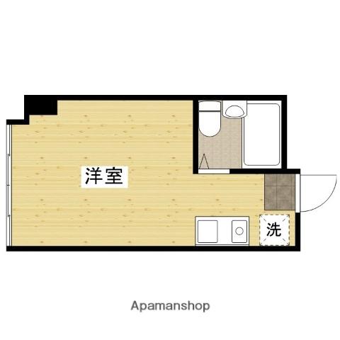 メゾン香川(ワンルーム/3階)の間取り写真