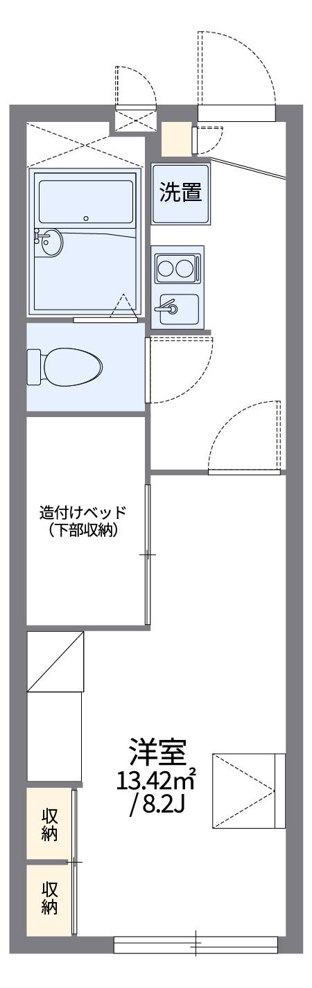 レオパレスグローリーMHKY(1K/2階)の間取り写真