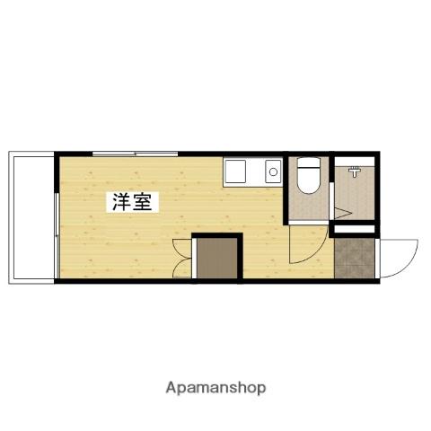 レジェンド庚午中(ワンルーム/3階)の間取り写真