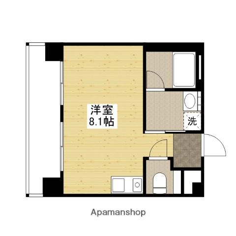 NOKOⅡ(ワンルーム/5階)の間取り写真