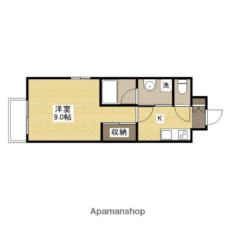MC RESIDENCE(1K/5階)の間取り写真