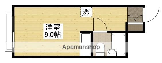 コスモス(ワンルーム/1階)の間取り写真