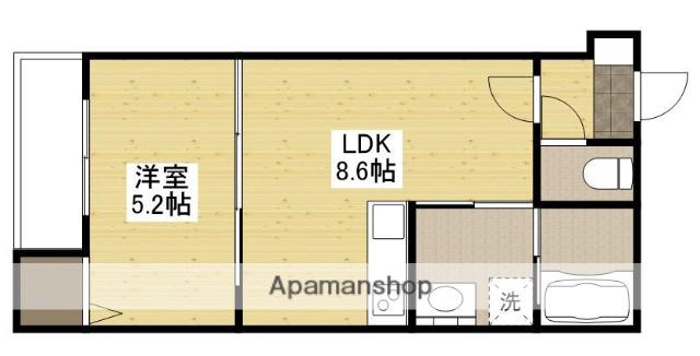 K-RESIDENCE(1LDK/3階)の間取り写真