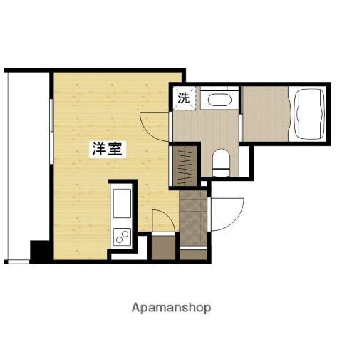エクセル中広(ワンルーム/2階)の間取り写真
