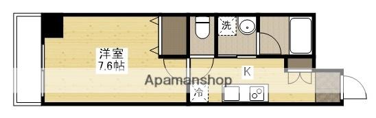 PABLO観音本町1(1K/3階)の間取り写真