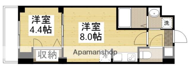 S-RESIDENCE鶴見町ALTANO(1LDK/7階)の間取り写真