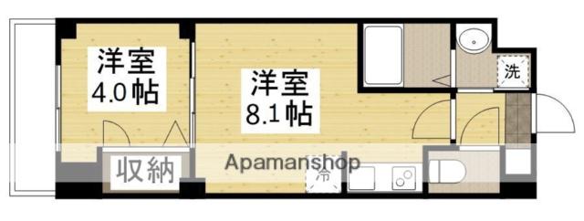 S-RESIDENCE鶴見町ALTANO(1LDK/4階)の間取り写真