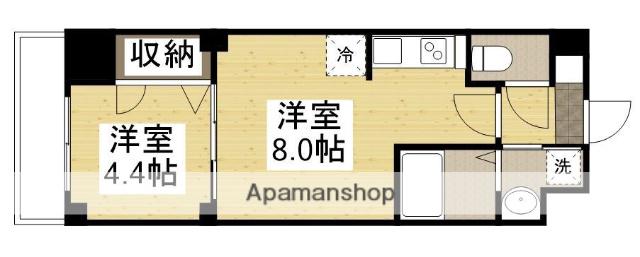 S-RESIDENCE鶴見町ALTANO(1LDK/4階)の間取り写真