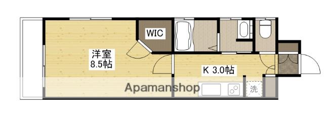 セントヒルズ住吉レジデンス(1K/11階)の間取り写真