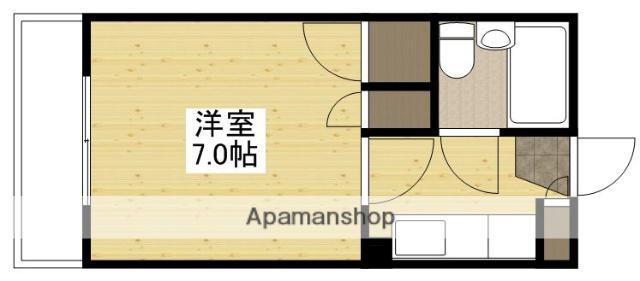 第3松岡ビル(1K/2階)の間取り写真