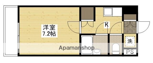 ARCナカシマ弐番館(1K/2階)の間取り写真