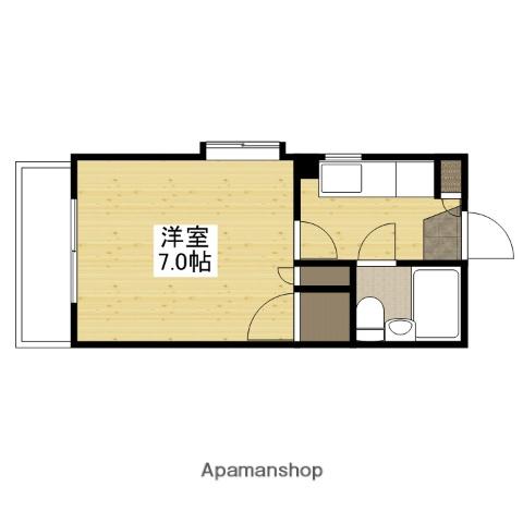 第3松岡ビル(1K/2階)の間取り写真