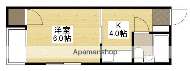 第3滝川ビル(1K/3階)の間取り写真