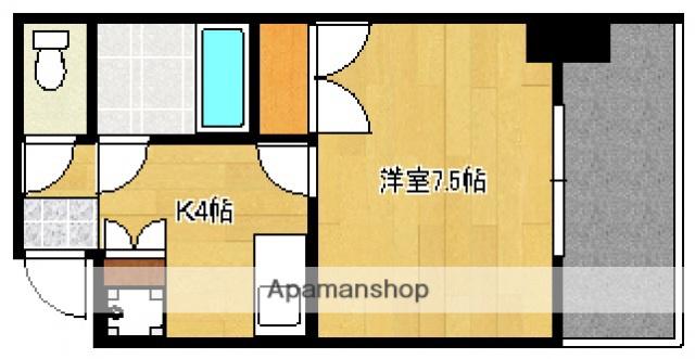 アベニュー牛田新町(1K/3階)の間取り写真