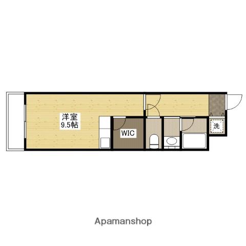 セイデンビル(ワンルーム/4階)の間取り写真
