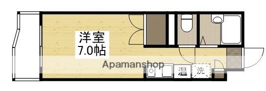 カルペディエム安芸(ワンルーム/3階)の間取り写真