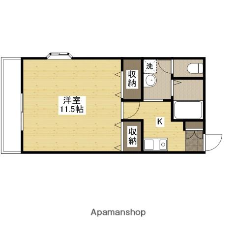 サザン27前川ビル(1K/2階)の間取り写真