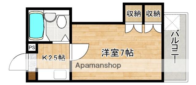 BNエステート(1K/2階)の間取り写真