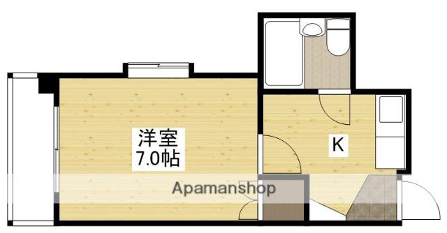 山本ビル(1K/4階)の間取り写真