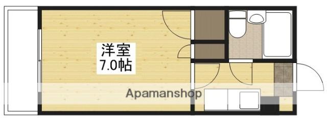 山本ビル(1K/3階)の間取り写真