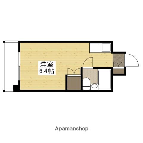 第2奥田ビル(ワンルーム/5階)の間取り写真