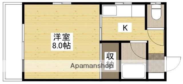 松尾ビル翠(1K/5階)の間取り写真
