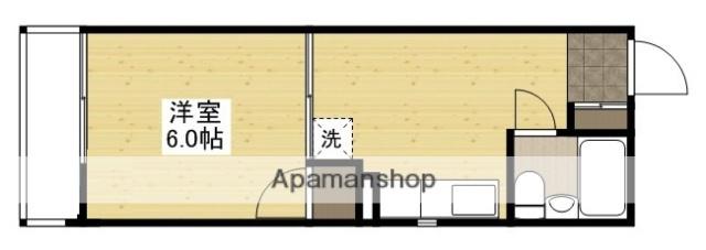 ハイライフ橋本町(1K/3階)の間取り写真