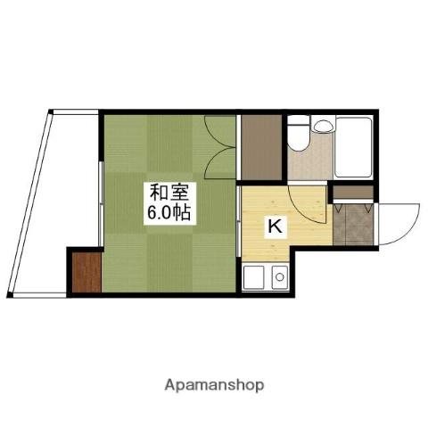 宮正商船ビル(1K/3階)の間取り写真