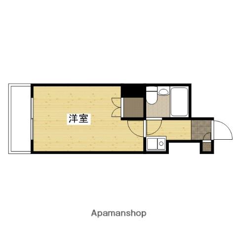 コート上東雲(ワンルーム/4階)の間取り写真