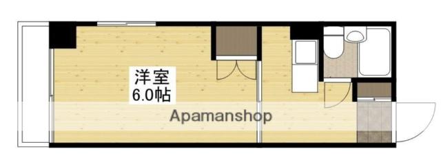 第8やたがいビル(1K/4階)の間取り写真