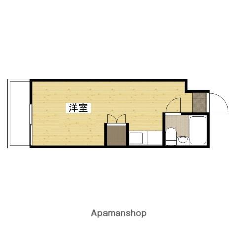 FORウエスト宇品(ワンルーム/4階)の間取り写真