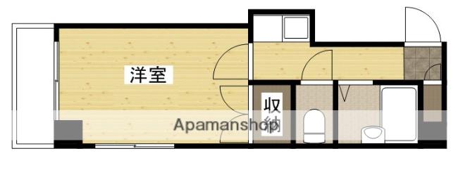 パークリッジMN(1K/4階)の間取り写真