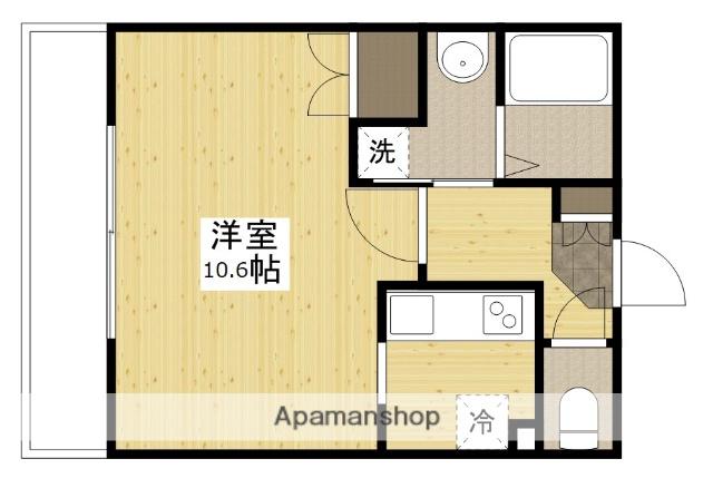 パークヒルズ天神川(ワンルーム/7階)の間取り写真