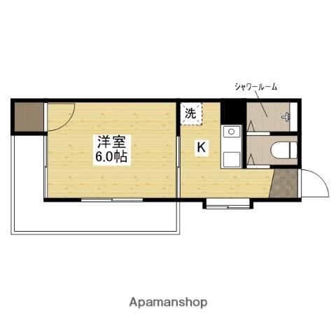 コーポ88(1K/2階)の間取り写真