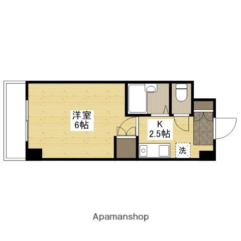 ONビル(1K/3階)の間取り写真