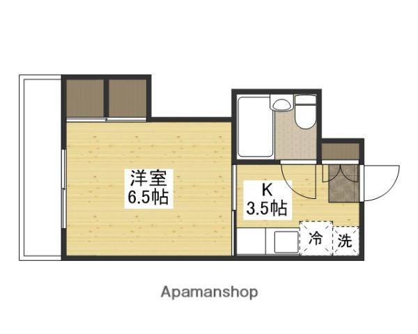 プレアール己斐(1K/2階)の間取り写真