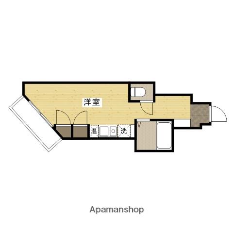 アクアコート廿日市(ワンルーム/7階)の間取り写真