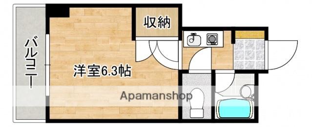 エステート24東雲(1K/5階)の間取り写真