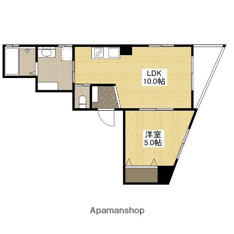 アイビースクエア寺町(1LDK/8階)の間取り写真