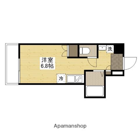 KENSEI7(ワンルーム/2階)の間取り写真