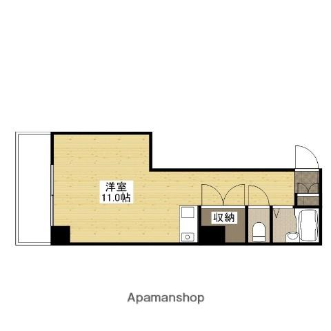 スパジオカーサ(ワンルーム/5階)の間取り写真