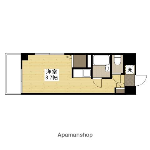 田中興産本社ビル(ワンルーム/4階)の間取り写真